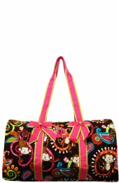 Quilted Duffle Bag-MON2626/PINK